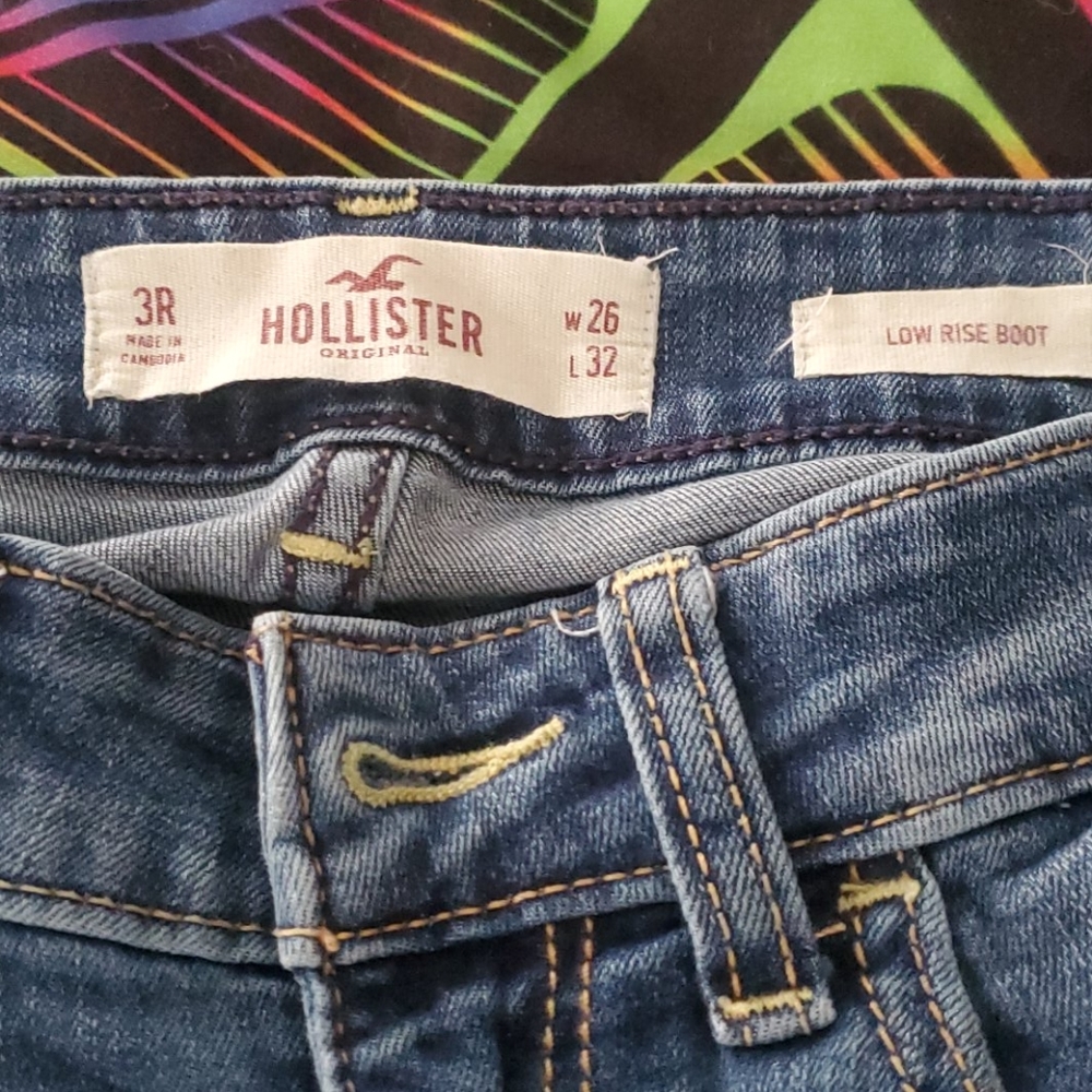 Hollister low rise bootcut jeans